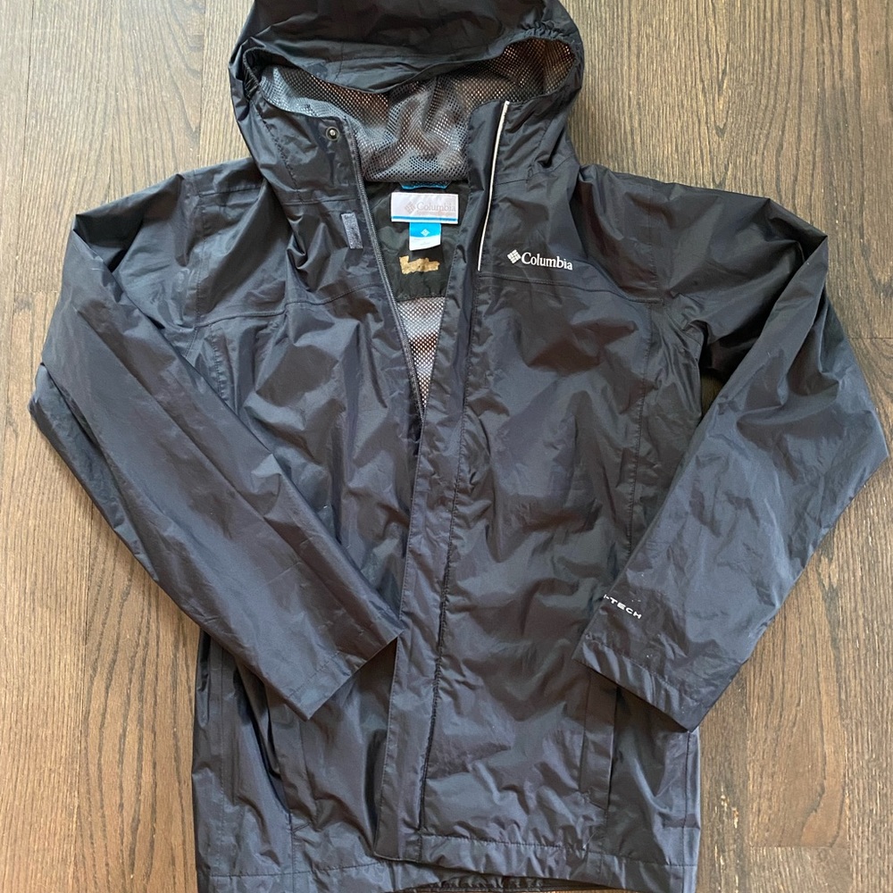 Columbia rain jacket.  Size youth L.
